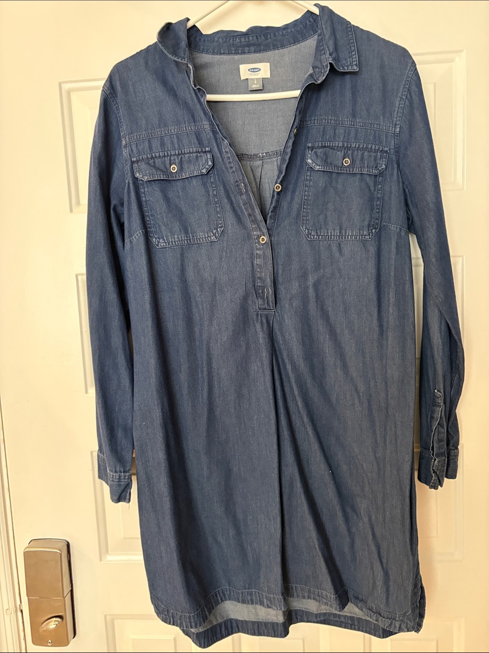Old Navy Blue Denim Tunic Dress